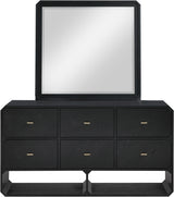 Parker Ash Veneer Dresser in Black from Meridian - Luna Furniture