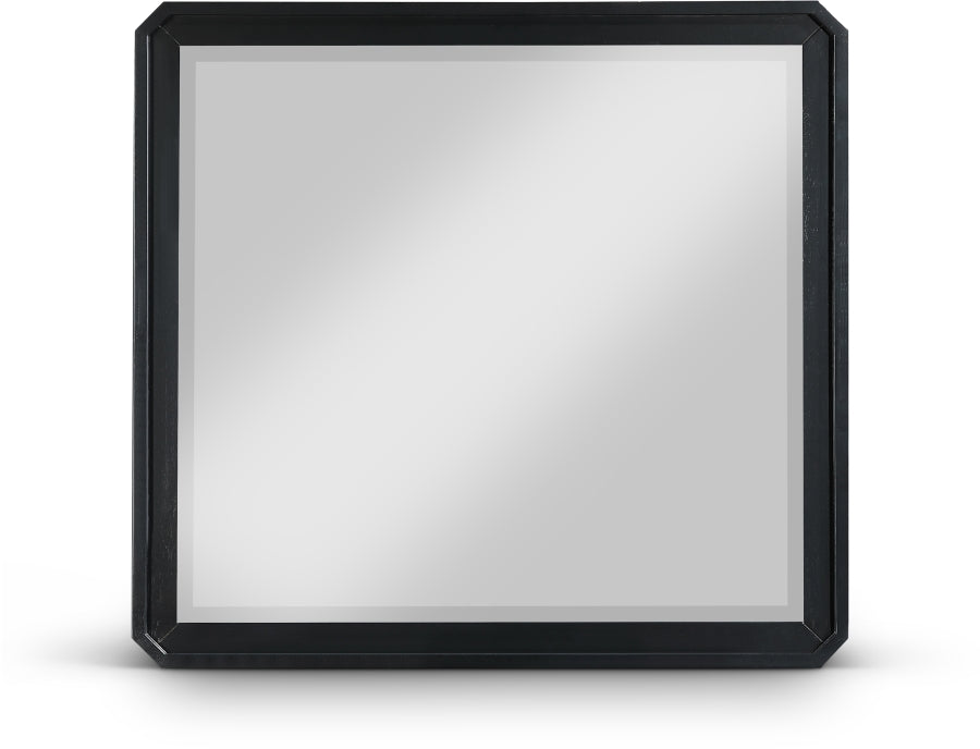 Parker Rubberwood Mirrors in Black from Meridian - Luna Furniture