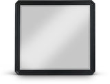 Parker Rubberwood Mirrors in Black from Meridian - Luna Furniture