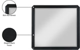 Parker Rubberwood Mirrors in Black from Meridian - Luna Furniture