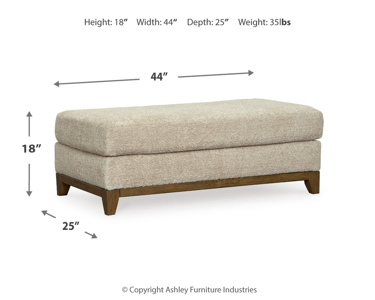 Parklynn Chair and Ottoman in Desert - PKG015434