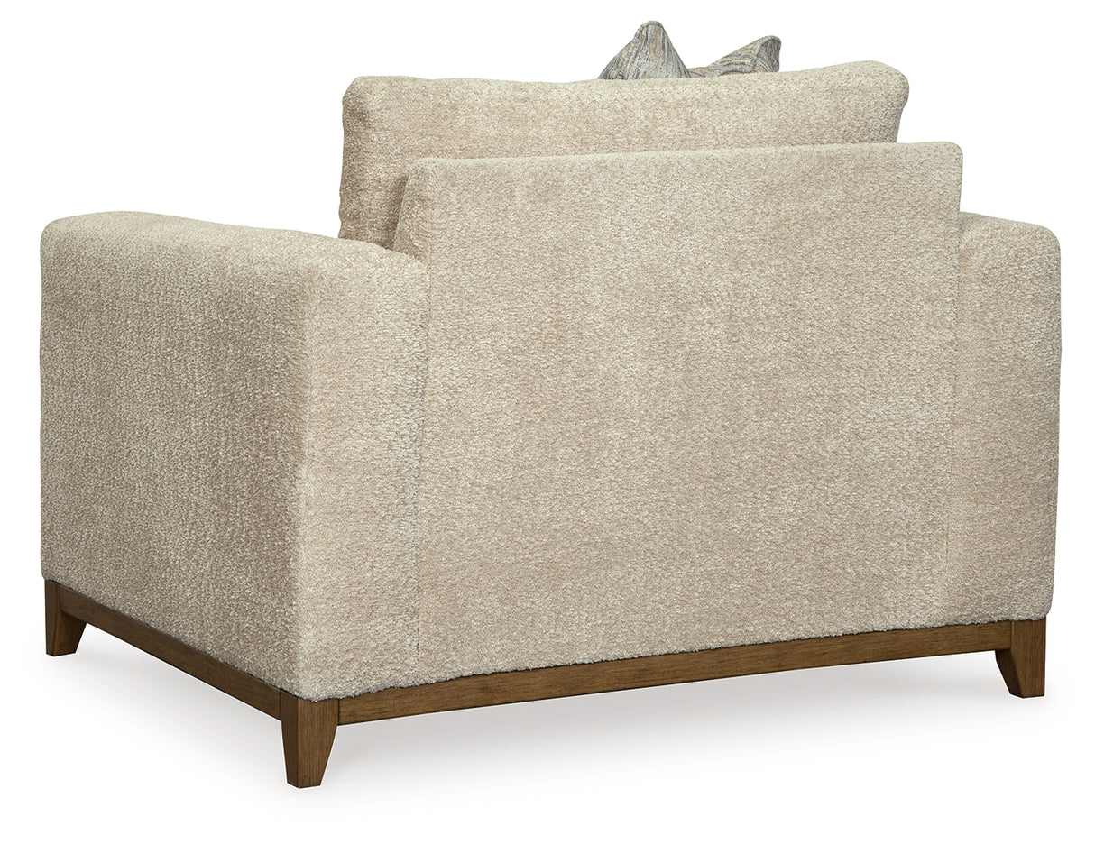 Parklynn Chair and Ottoman in Desert - PKG015434