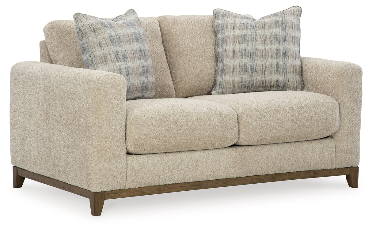 Parklynn Sofa, Loveseat, Chair and Ottoman in Desert from Ashley - Luna Furniture