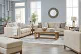 Parklynn Sofa, Loveseat, Chair and Ottoman in Desert from Ashley - Luna Furniture