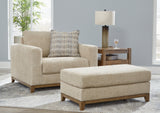 Parklynn Sofa, Loveseat, Chair and Ottoman in Desert from Ashley - Luna Furniture