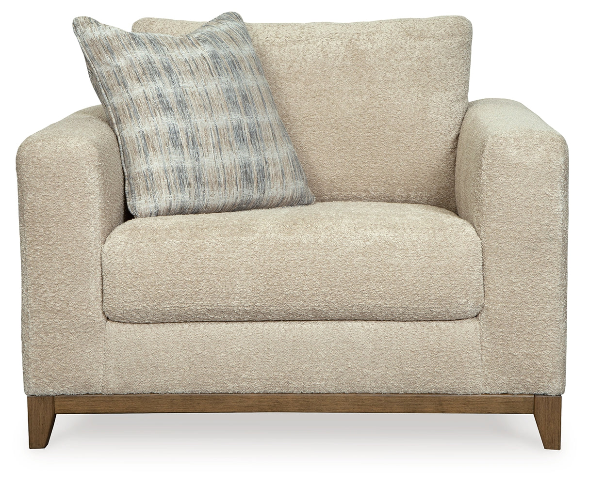 Parklynn Sofa, Loveseat, Chair and Ottoman in Desert from Ashley - Luna Furniture