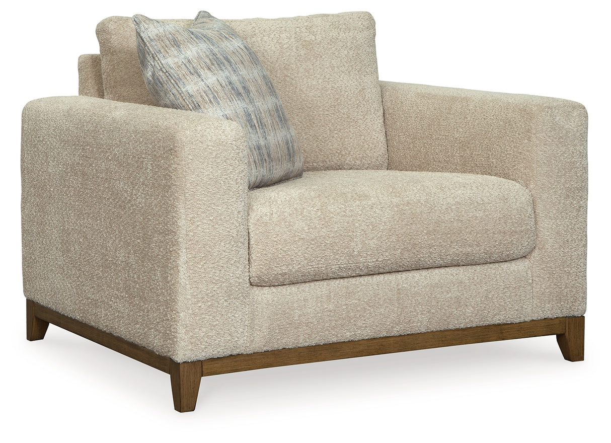 Parklynn Sofa, Loveseat, Chair and Ottoman in Desert from Ashley - Luna Furniture