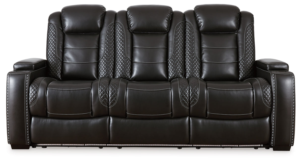 Party Time Sofa and Recliner in Midnight - PKG014108