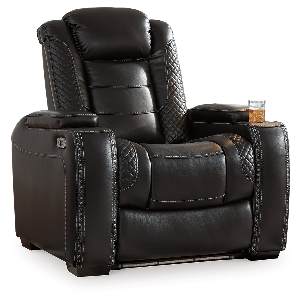 Party Time Sofa and Recliner in Midnight - PKG014108