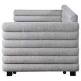 Patricia Boucle Upholstered Twin Day Bed with Trundle Grey from Coaster - Luna Furniture