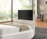 Patron Beige Platform Bed - Queen, King *Queen - PATRON BEIGE Queen