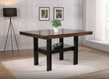 Patterson Rectangular Counter Height Dining Table Mango Oak from Coaster - Luna Furniture