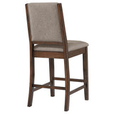 Patterson Upholstered Counter Chair Mango Oak (Set of 2) from Coaster - Luna Furniture