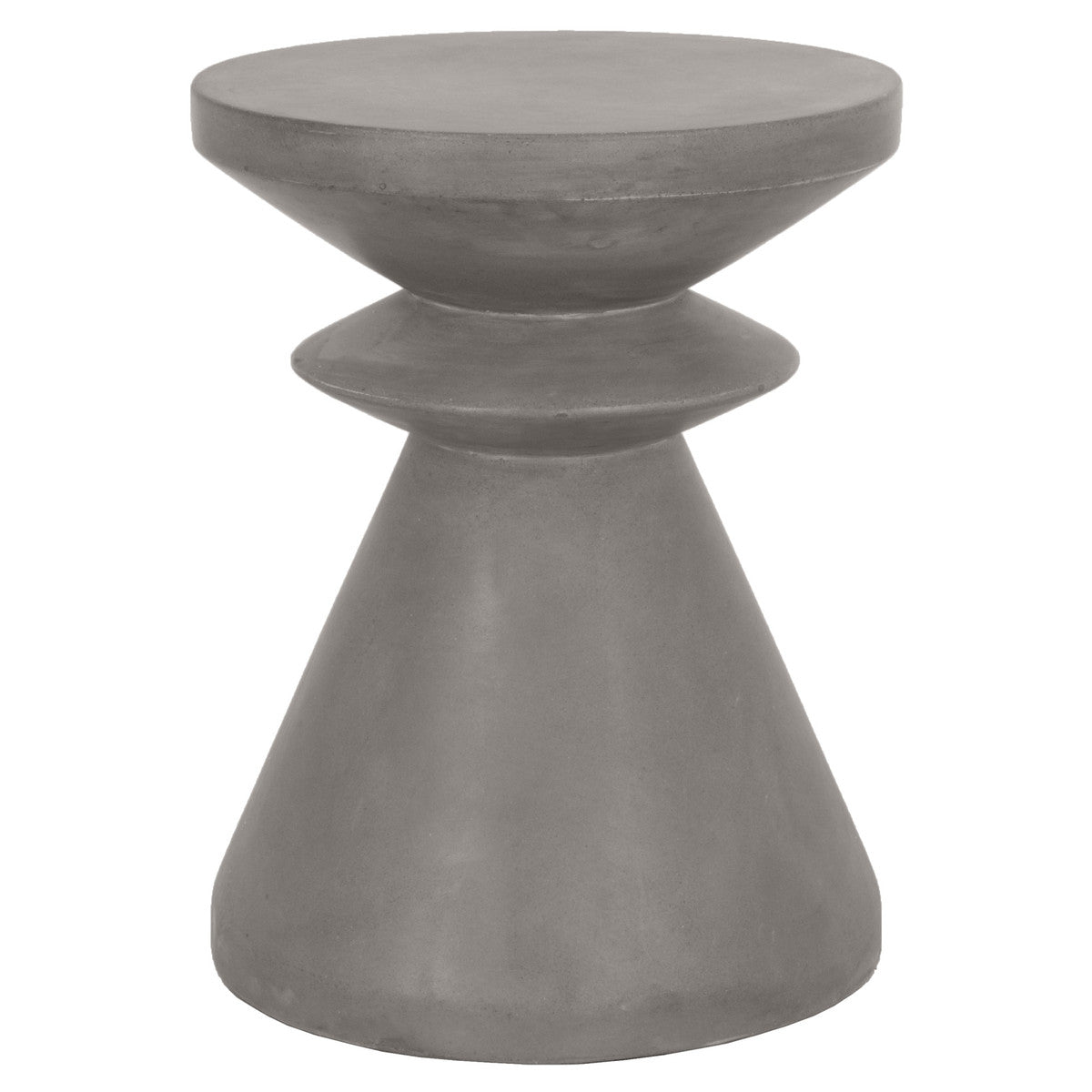 Pawn Accent Table in Slate Gray Concrete - 4612.SLA-GRY