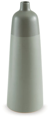 Peerland Sage Green Vase from Ashley - Luna Furniture