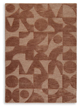 Perrenton Clay Medium Rug from Ashley - Luna Furniture