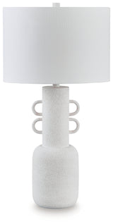 Perringhill Distressed White Table Lamp from Ashley - Luna Furniture