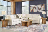 Pillar Peak 5-Piece Sectional with Recliner in Oyster from Ashley - Luna Furniture