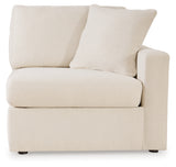 Pillar Peak 6-Piece Sectional with Ottoman in Oyster from Ashley - Luna Furniture