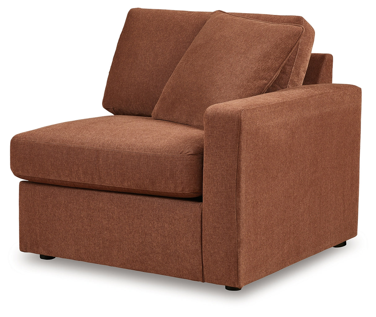 Pillar Peak 6-Piece Sectional with Ottoman in Spice from Ashley - Luna Furniture