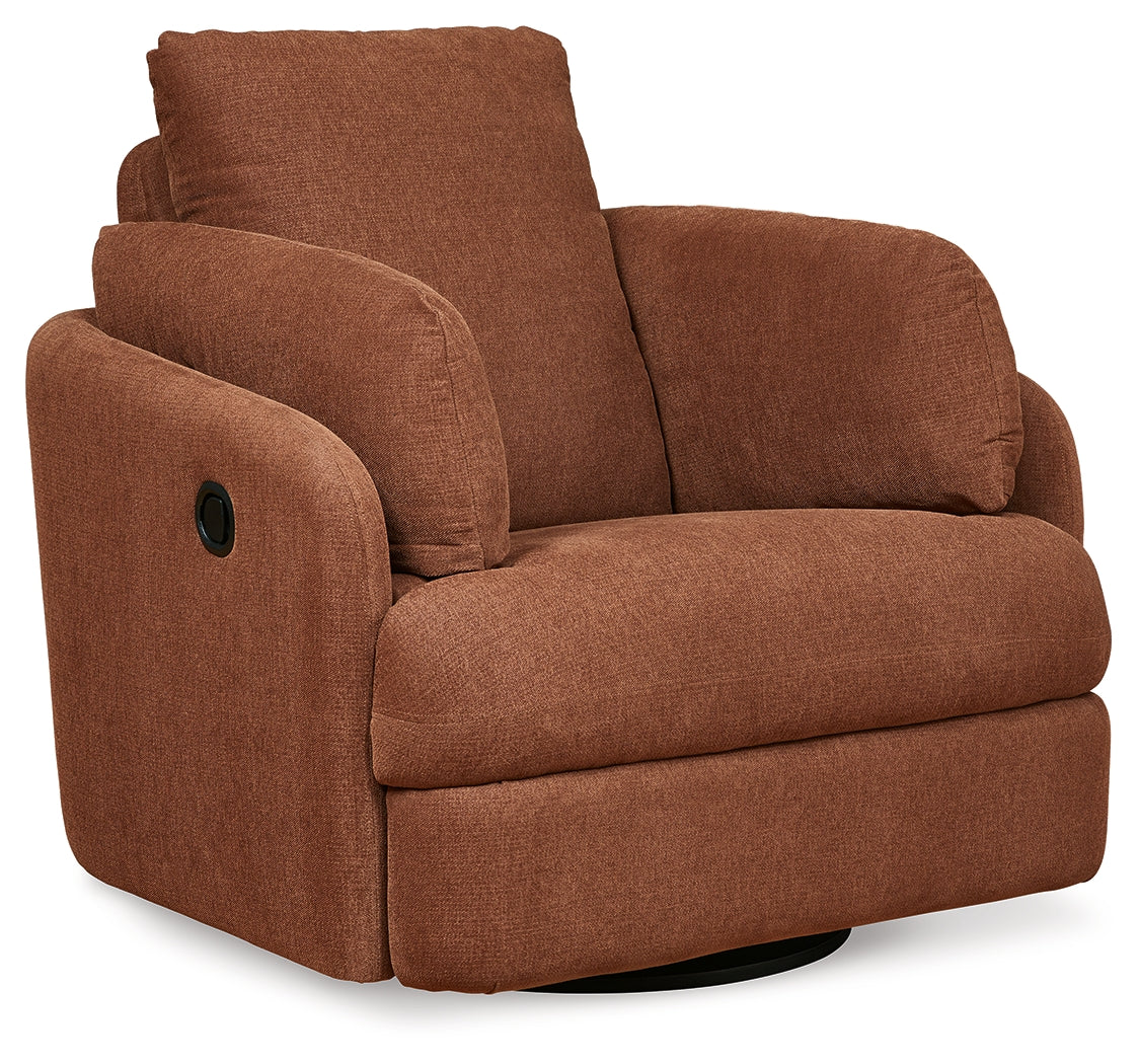 Pillar Peak 6-Piece Sectional with Recliner in Spice from Ashley - Luna Furniture