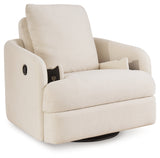 Pillar Peak Oyster Swivel Glider Recliner from Ashley - Luna Furniture