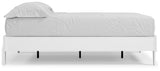 Piperton Full Platform Bed with Dresser and Chest in White from Ashley - Luna Furniture