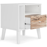 Piperton Full Platform Bed with Dresser, Chest and 2 Nightstands in White from Ashley - Luna Furniture