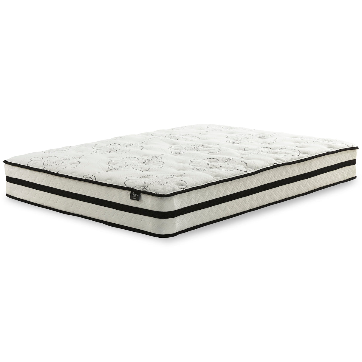 Piperton Full Platform Bed with Mattress in White - PKG018196