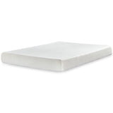 Piperton Full Platform Bed with Mattress in White - PKG018199