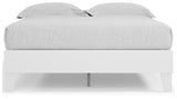 Piperton Queen Platform Bed with Dresser and 2 Nightstands in White from Ashley - Luna Furniture