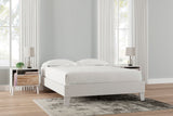 Piperton Queen Platform Bed with Dresser and 2 Nightstands in White from Ashley - Luna Furniture