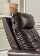 Pisgham Chocolate Power Recliner - U1050013 - Luna Furniture