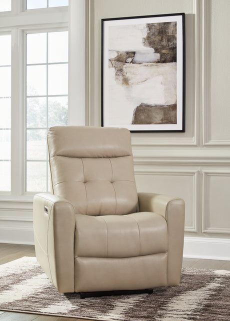 Pisgham Sand Power Recliner - U1050313 - Luna Furniture