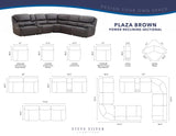 Plaza 6-Piece Power Reclining Sectional from Steve Silver - Luna Furniture