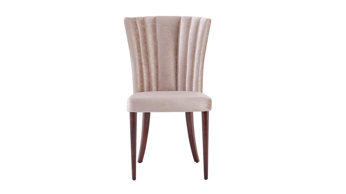 Plaza 6339 Dining Chair 2Pcs (Lara Cream) - 20-PLZ-DINING CHAIR-CREAM-2PCS