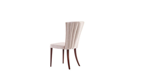 Plaza 6339 Dining Chair 2Pcs (Lara Cream) - 20-PLZ-DINING CHAIR-CREAM-2PCS