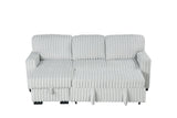 Poland Gray Reversible Sectional With Pull-Out Bed from Happy Homes - Luna Furniture