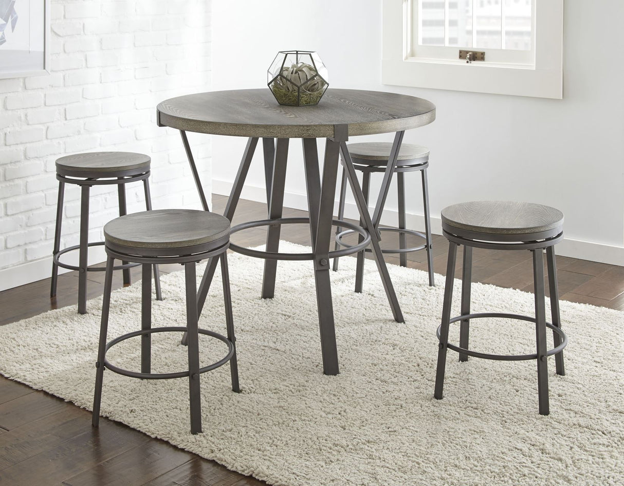 Portland 42-inch Round Counter Table from Steve Silver - Luna Furniture