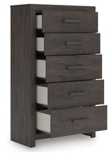 Prendonea Charcoal Chest of Drawers from Ashley - Luna Furniture