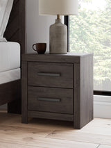 Prendonea Charcoal Nightstand from Ashley - Luna Furniture