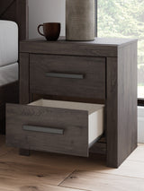 Prendonea Charcoal Nightstand from Ashley - Luna Furniture