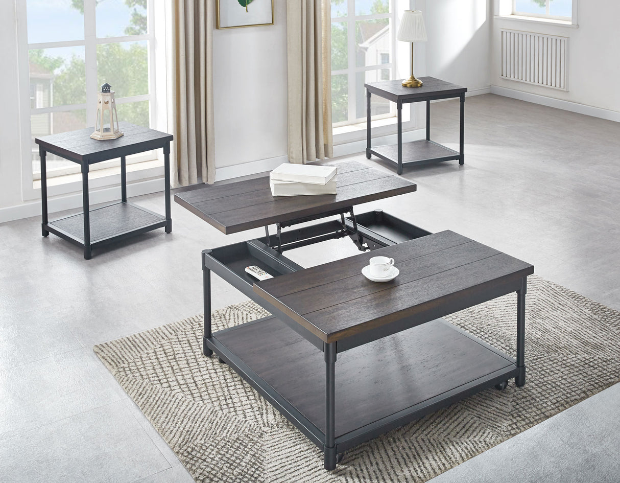 Prescott 3-Piece Lift-Top Set(Lift-Top Cocktail & 2 End Tables) from Steve Silver - Luna Furniture