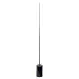 Prism Brassed Gold LED Floor Lamp with On/Off Switch Faux Marble Base - FLL03701401