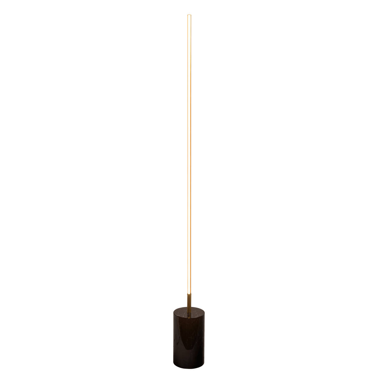 Prism Brassed Gold LED Floor Lamp with On/Off Switch Faux Marble Base - FLL03701401