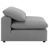 Raleigh Grey Boucle Upholstered Armless Chair from Coaster - Luna Furniture