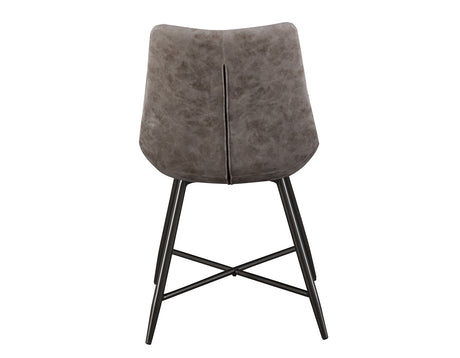 Ramona Brown PU Side Chair, Set of 2 - RM440SB