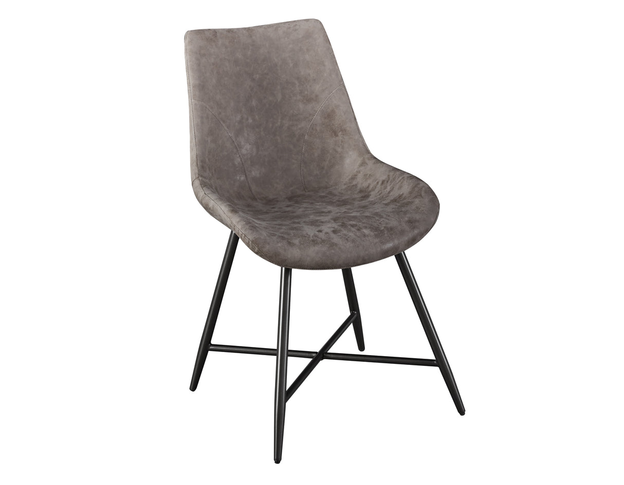 Ramona Brown PU Side Chair, Set of 2 from Steve Silver - Luna Furniture