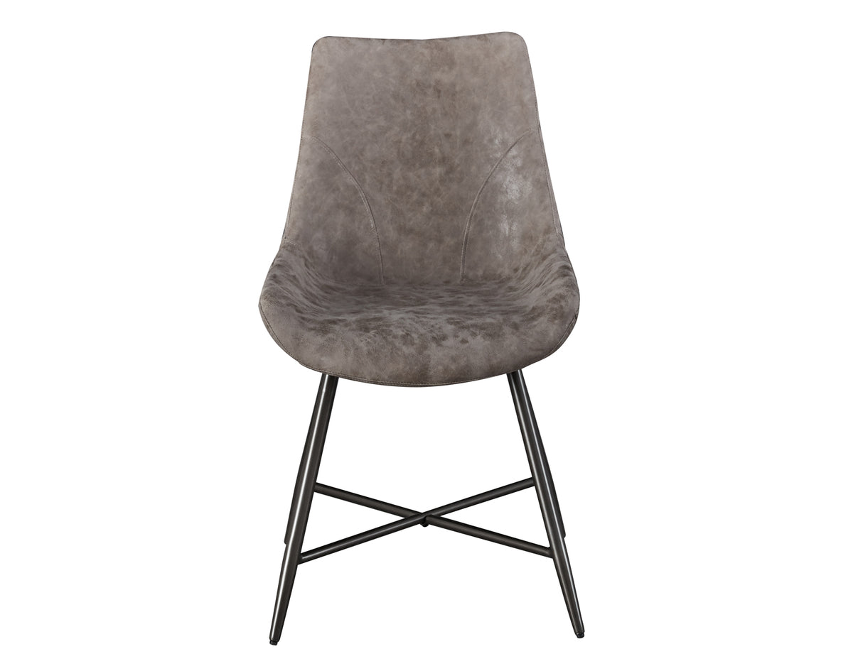 Ramona Brown PU Side Chair, Set of 2 from Steve Silver - Luna Furniture