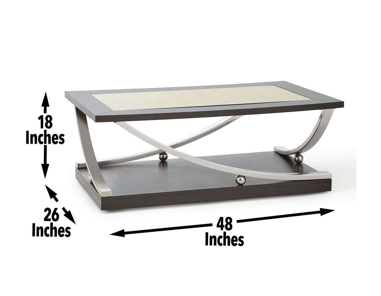 Ramsey Cocktail Table W/Casters from Steve Silver - Luna Furniture